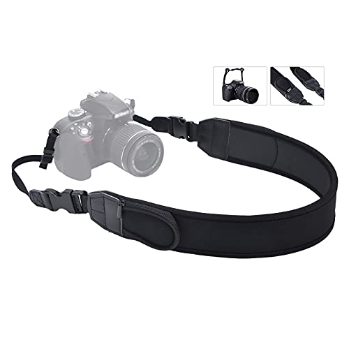 Universal Shoulder Neck Strap for DSLR Camera,Soft Neoprene Neck Belt Strap with Quick-Release,Camera Strap for X100V Canon R5 R6 R7 R RP 5DM4 6DM2 7DM2 90D Nikon D850 D750 D7500 Sony A7R V and More