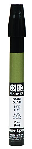 AD Marker The Original Chartpak, Tri-Nib, Dark Olive, 1 Each (P24)