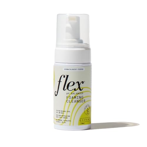 Flex Foaming Cleanser | Menstrual Cup Wash for Silicone Period Cups and Discs | 3.4 oz | pH-Balanced | Safe for Use on Entire Body