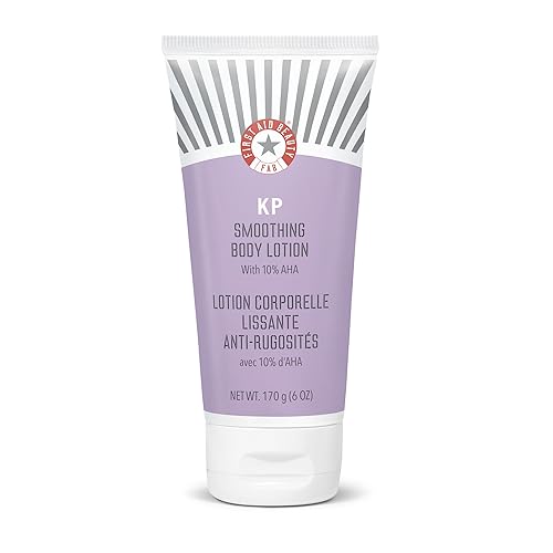 First Aid Beauty KP Smoothing Body Lotion – Chemically Exfoliates and Moisturizes with 10% Lactic Acid (AHA), Urea, Colloidal Oatmeal and Ceramides – 6 oz