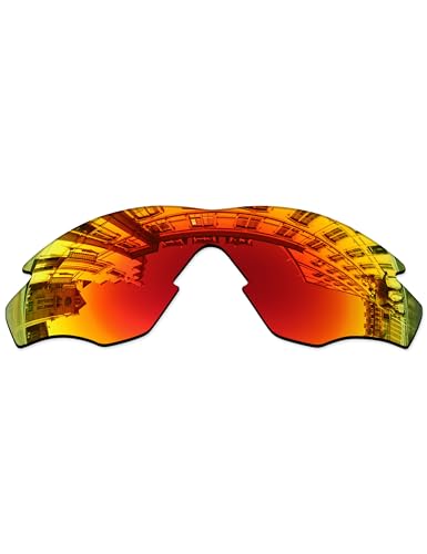 Vonxyz Lenses Replacement for Oakley M2 Frame Sunglass - Ruby MirrorCoat Polarized