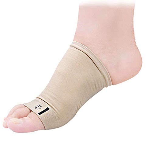 MARS WELLNESS Metatarsal Compression Arch Support Sleeve - Cushioned Gel Foot Sleeves - Flat Feet, Plantar Fasciitis, Foot Pain Relief, Heel Spurs - One Size Fits All - 1 Pair