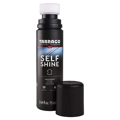 Tarrago Instant Shine Liquid Shoe Polish- Self Shine with Applicator- 75mL - Black #18