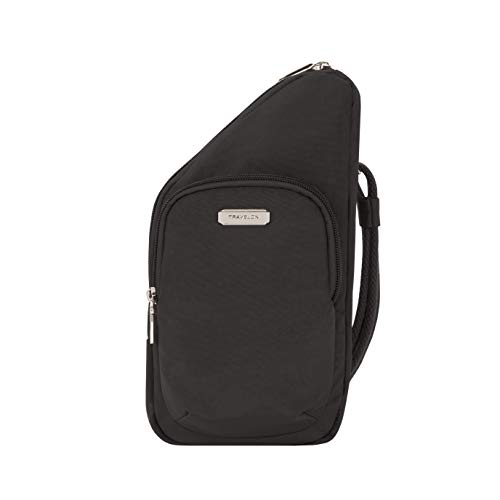 Travelon Bag, Black, Compact Crossbody, Black