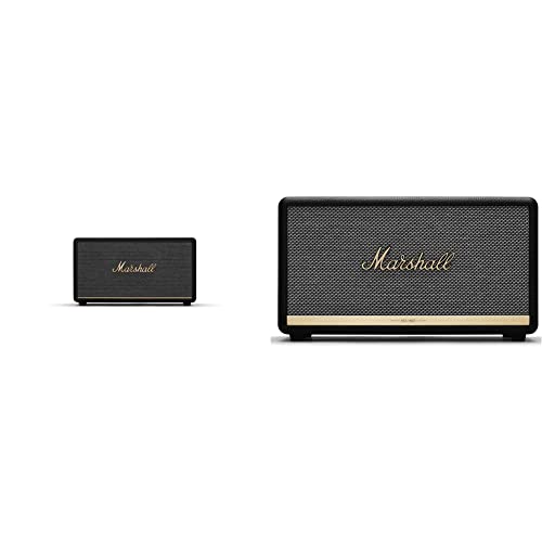 Marshall Stanmore III Bluetooth Wireless Speaker & Stanmore II Wireless Bluetooth Speaker, Black - New