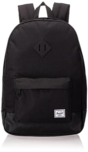Herschel Heritage Backpack, Black/Black, Classic 21.5L
