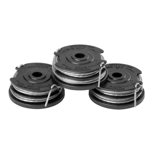 Greenworks 0.065' Dual Line Replacement String Trimmer Line Spool, 3 count (Pack of 1)
