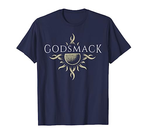 Godsmack – Logo Sun On Navy T-Shirt