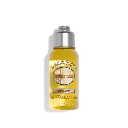 L'OCCITANE Cleansing & Softening Almond Shower Oil: Oil-to-Milky Lather, Softer Skin, Smooth Skin, Cleanse Without Drying, With Almond Oil, Best- Seller