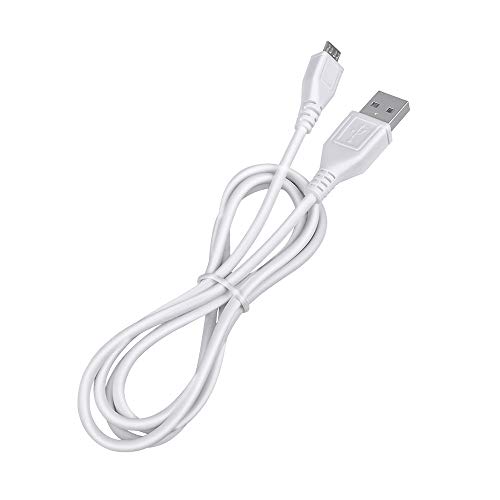 J-ZMQER 3.3ft White Micro USB Charging Cable PC Laptop DC Charger Power Cord Compatible with Acer Iconia A1-840FHD A3-A10 A3-A11 A3-A20 A3-A20FHD A3-A20-K1AY A3-A20-K19H A3-A20FHD-K8KX A3-A20-K3NB