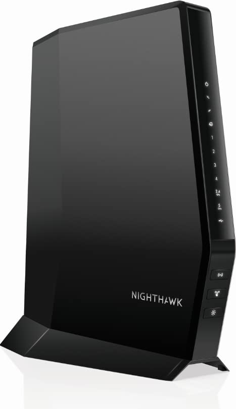 NETGEAR Nighthawk WiFi 6Cable Modem Router CAX30-100NAR Compatible with Xfinity, Spectrum, and Cox, AX2700 (Up to 2.7Gbps) DOCSIS 3.1 (Renewed)
