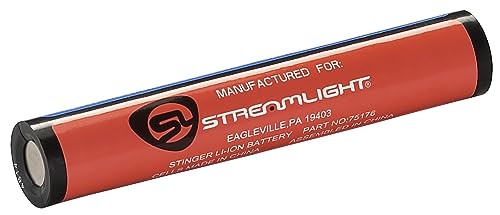Streamlight 75176 Lithium Ion Battery - Stingers Except UltraStinger, PolyStinger LED HAZ-LO, Stinger Switchblade, Stinger 2020
