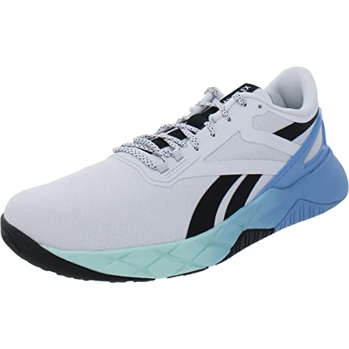 Reebok Men's Nanoflex Cross Trainer, Cold Grey/Black/Essential Blue, 11