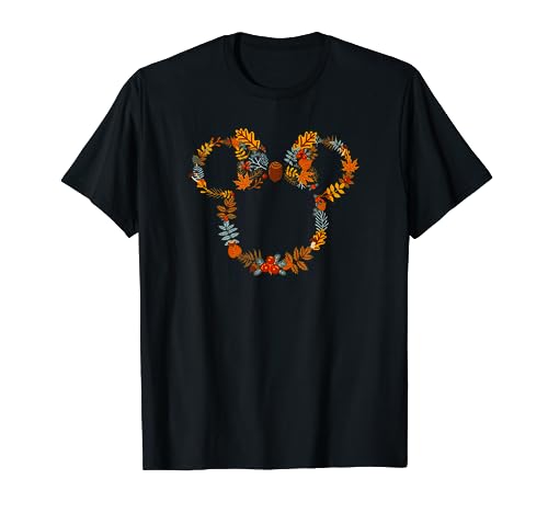 Disney Mickey And Friends Autumn Foliage Mickey Ears T-Shirt