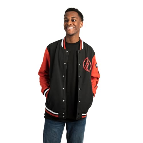 Bioworld Miles Morales Spider-Man Adult Unisex Varsity Jacket-Medium