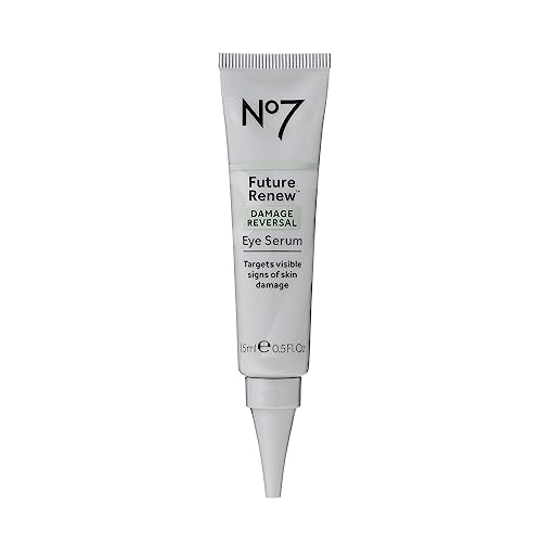 No7 Future Renew Damage Reversal Eye Serum - Anti-Aging Under Eye Serum with Hyaluronic Acid & Niacinamide to Help Improve Dryness and Uneven Texture - Targets Visible Skin Damage (15ml)