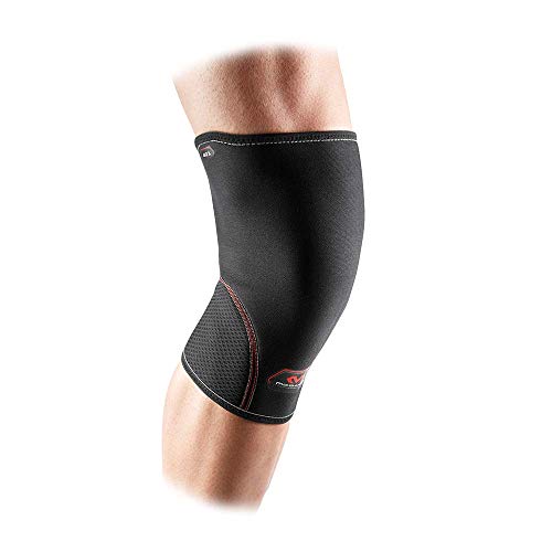 McDavid Knee Compression Sleeve, Lightweight Support with Neoprene, for Left & Right Knee, Fits Men & Women, Includes 1 Sleeve, Black, M