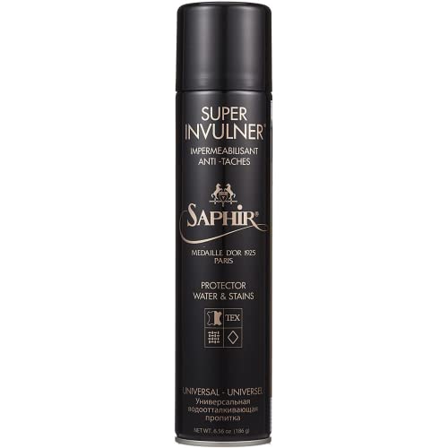 SAPHIR Medaille d’Or Super Invulner – Waterproof Spray for All Leather Shoes & Boots, Shoe Protector Spray – Neutral