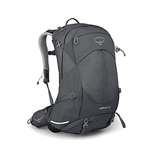 Osprey Sirrus 34L Women's Hiking Backpack, Tunnel Vision Grey