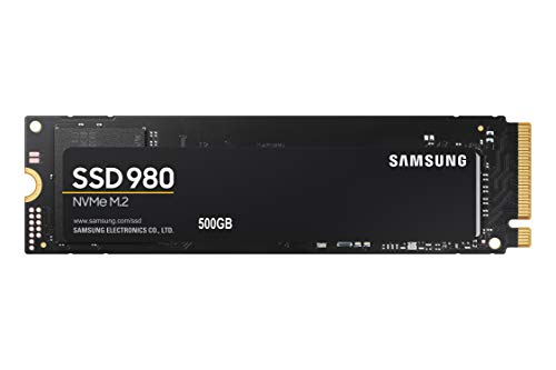 SAMSUNG 980 SSD 500GB PCle 3.0x4, NVMe M.2 2280, Internal Solid State Drive, Storage for PC, Laptops, Gaming and More, HMB Technology, Intelligent Turbowrite, Speeds up-to 3,500MB/s, MZ-V8V500B/AM