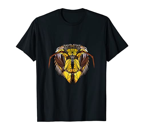 Polygon Wasp Yellowjacket geometrical Design Insect T-Shirt