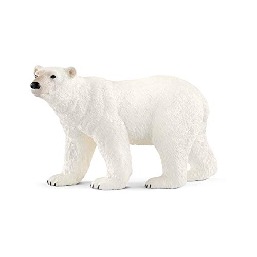 Schleich Wild Life, Animal Figurine, Animal Toys for Boys and Girls 3-8 Years Old, Polar Bear, Ages 3+