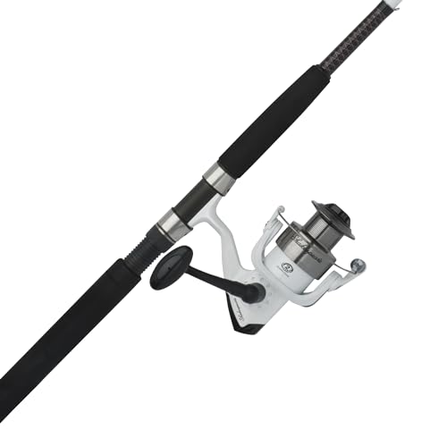 Ugly Stik 7’ Catfish Spinning Fishing Rod and Reel Catfish Combo, Ugly Tech Construction with Clear Tip Design, 7’ 2-Piece Moderate Fast Action Rod