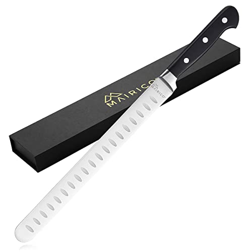 MAIRICO Brisket Slicing Knife - Ultra Sharp Premium 11-inch Stainless Steel Carving Knife for Slicing Roasts, Meats, Fruits and Vegetables