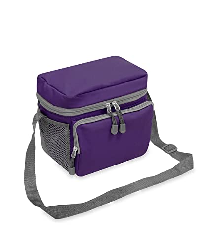 Everest Cooler Lunch Bag, Eggplant Purple, One Size