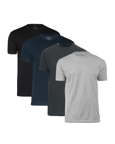 True Classic Tees | Premium Fitted Men's T-Shirts | Crew Neck | Multicolor 4-Pack | XX-Large