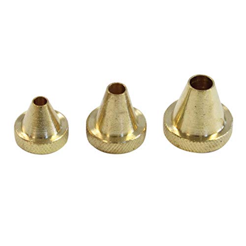 Birchwood Casey Muzzle Guards | Durable Brass Versatile Compact Gun Maintenance Cleaning Crown Protective Tool| Fits .17 to .30 Caliber | Set of 3