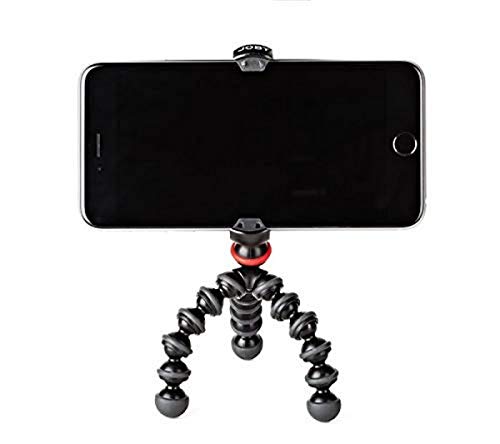 JOBY GorillaPod Mobile Mini: A Portable Mini GorillaPod Tripod That Fits Most iPhones, Androids and Windows Phones Including iPhone 8 & 8 Plus, Google Pixel and Lumia 950 XL,Black