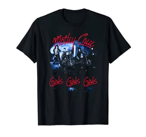Mötley Crüe - Girls Girls Girls Tracklist T-Shirt