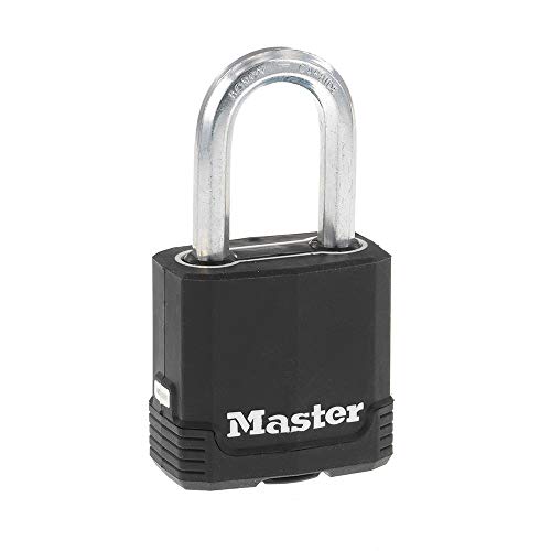 Master Lock Magnum Heavy Duty Outdoor Padlock with Key, 1 Pack, M115XDLF