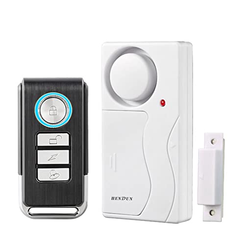HENDUN Wireless Remote Door Alarm, Windows Open Alarms,Magnetic Security Sensor, Pool Door Alarm for Kids Safety, Alzheimer's Apartment Alarm