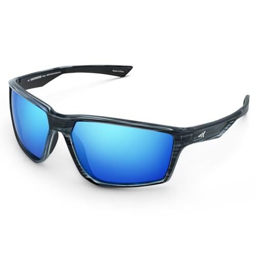 KastKing Osage Polarized Sport Sunglasses for Men and Women, Ideal for Driving Fishing Cycling Running, UV Protection