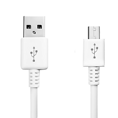 iEugen Micro USB Charger Cable, 6.6 ft USB Charging Cable for PlayStatio PS4 (White)