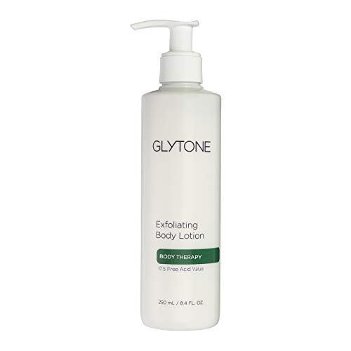 Glytone Exfoliating Body Lotion 17.5% Free Acid Value Glycolic Acid - Keratosis Pilaris - Smooth Rough & Bumpy Skin - Oil & Fragrance-Free - 8.4 fl. oz.