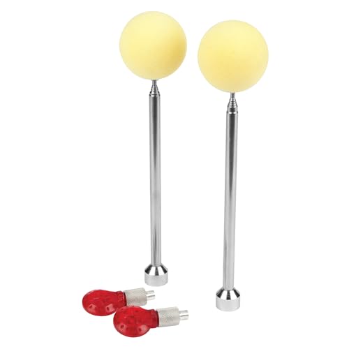 Performance Tool W1276 Trailer Hitch Alignment Kit with Collapsible Strong Magnet Pole, Yellow Balls, and LED Lights