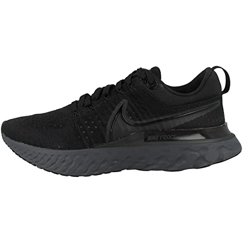 Nike Men's React Infinity Run Flyknit 2 CT2357 003 Shoes, Black Black Iron Grey White, 11.5