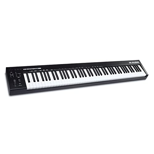 M-Audio Keystation 88 MK3 – 88 Key Semi Weighted MIDI Keyboard Controller for Complete Command of Virtual Synthesizers and DAW parameters