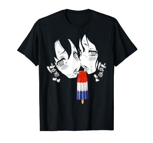 Ahegao Face Tee Anime Manga Hentai Popsicle Apparel T-Shirt