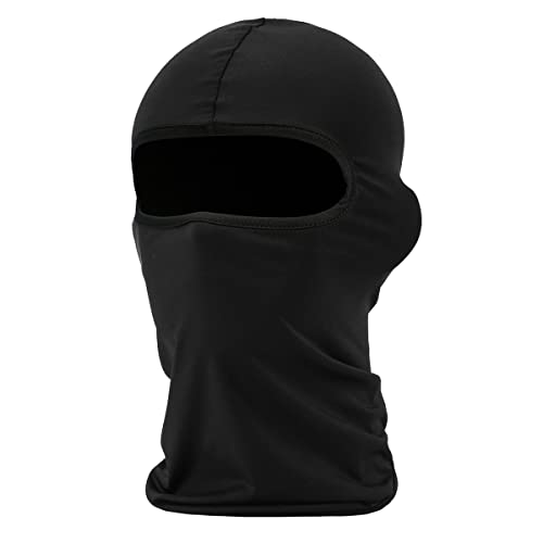 ROXUN Balaclava Ski Mask, Neck Gaiter Motorcycle Scarf, Summer Cooling UV Protector for Men/Women Black