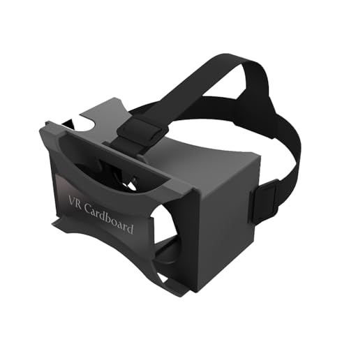 Google Cardboard VR,VR Headsets Virtual Reality Glasses and Comfortable Head Strap for All 4-6.8 Inch Full Screen Smartphones