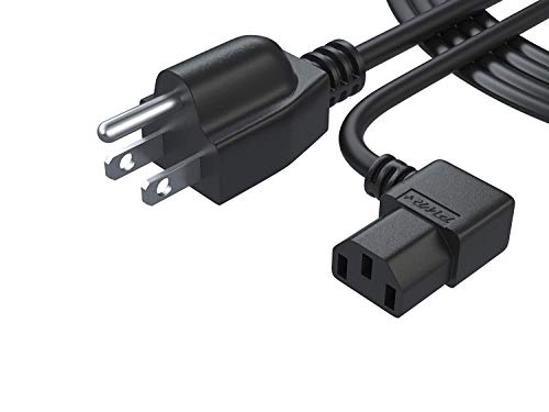 AC Power Cord Compatible with Horizon Fitness Treadmills Ellipticals - Superfit BowFlex TC 100 1000 3000 5000 5300 BXT6 Sole E20 E25 E35 E55 F63 Goplus and Others UL Listed 6ft L-Type