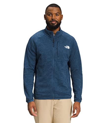 THE NORTH FACE Men's Canyonlands Full Zip, Shady Blue Heather, Large