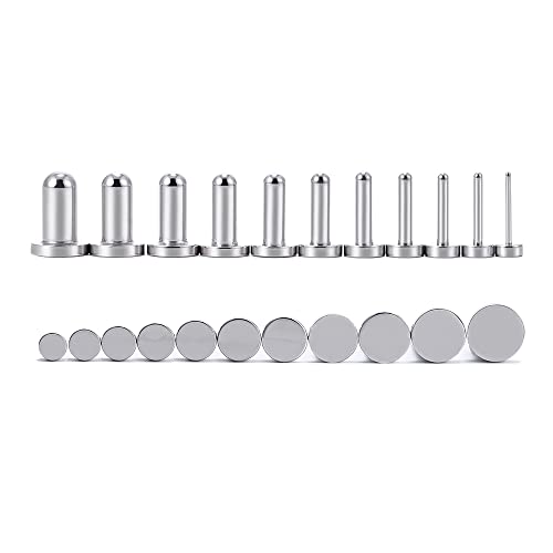 TBOSEN Precise Dimensions Set Stainless Steel O-Ring Ear Plugs Tunnels Gauges Stretcher Piercings Kit