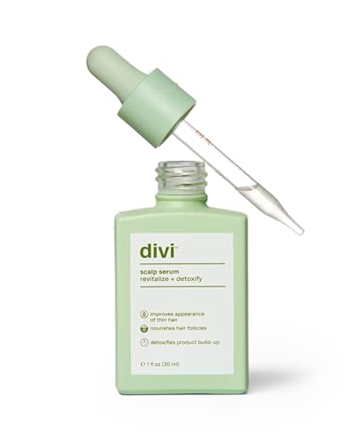divi Hair Scalp Serum for Women and Men - Revitalize and Balance Your Scalp - Improves Appearance of Thinning Hair, Nourishes the Scalp and Helps Remove Product and Oil Buildup, 30ml
