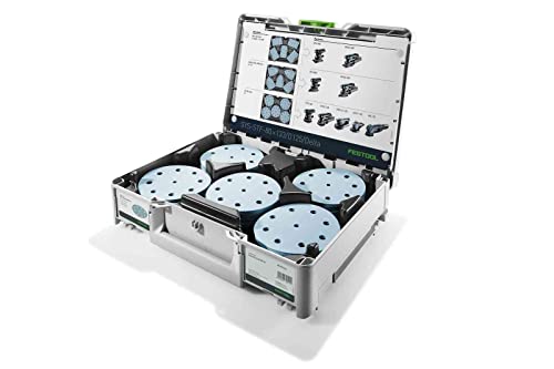 Festool 577126 Granat 5-Inch (125mm) Diameter SYS-STF D125 Sand Paper Set Sys3