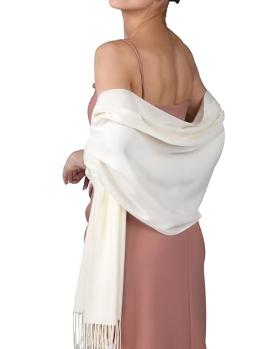 Women's Pashmina Shawls and Wraps for Wedding Evening Dress Favors Bride Bridesmaid Shawl Gifts